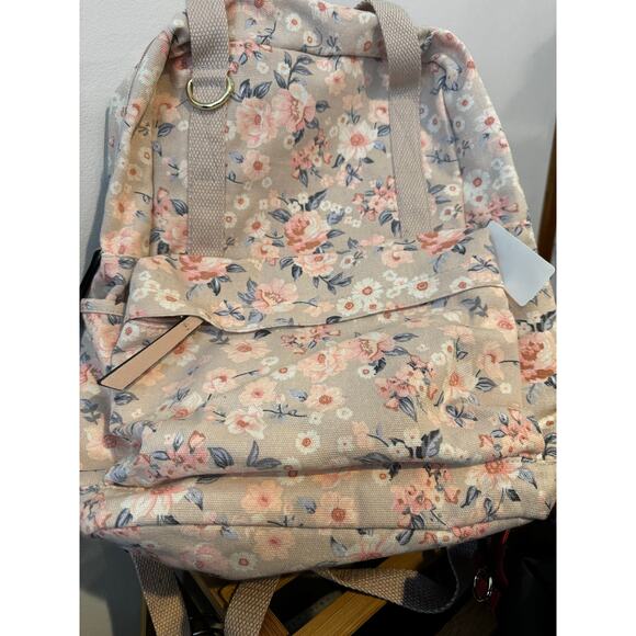 Madden Handbags - Madden Backpack Purse Pink Floral